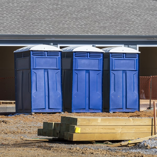 do you offer hand sanitizer dispensers inside the portable toilets in Crosby